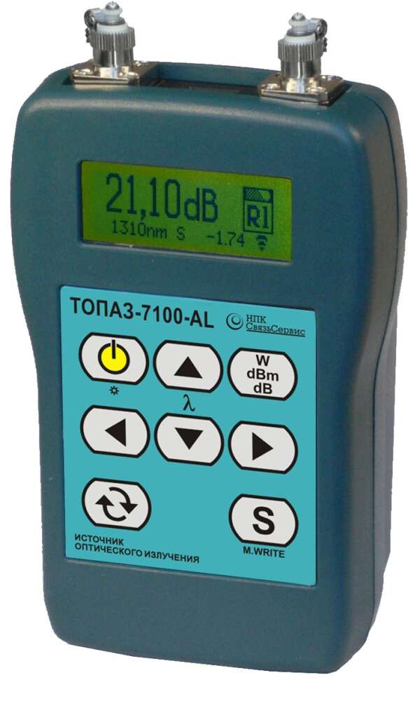 ТОПАЗ-7106-AL - оптический тестер с ORL (1310, 1490, 1550 нм)