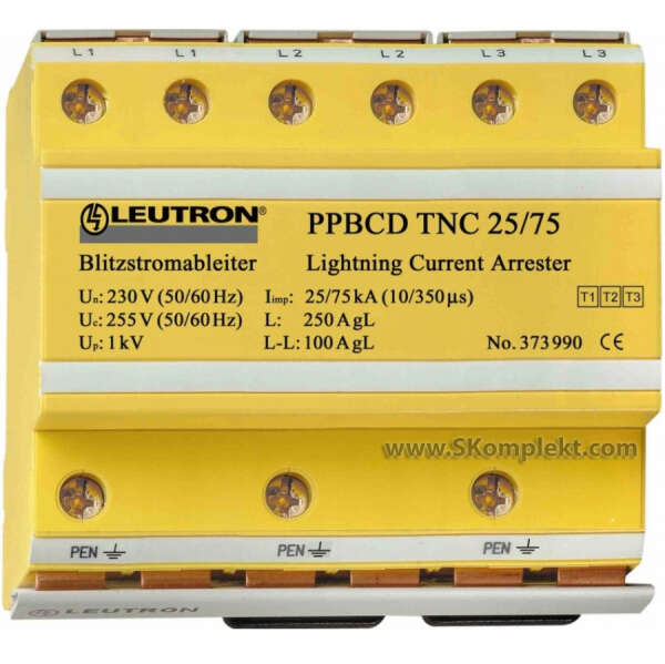 LEUTRON LE-385-010 Ограничитель перенапряжений (УЗИП) PP BCD TNC 25/75/FM-350