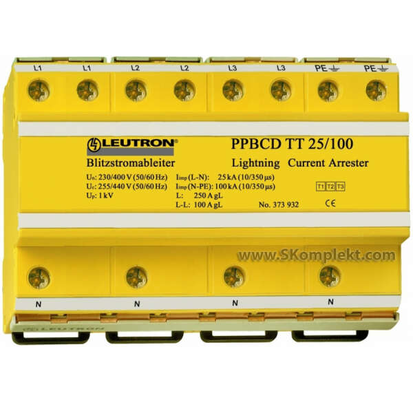 LEUTRON LE-373-930 Ограничитель перенапряжений (УЗИП) PP BCD TT 25/100