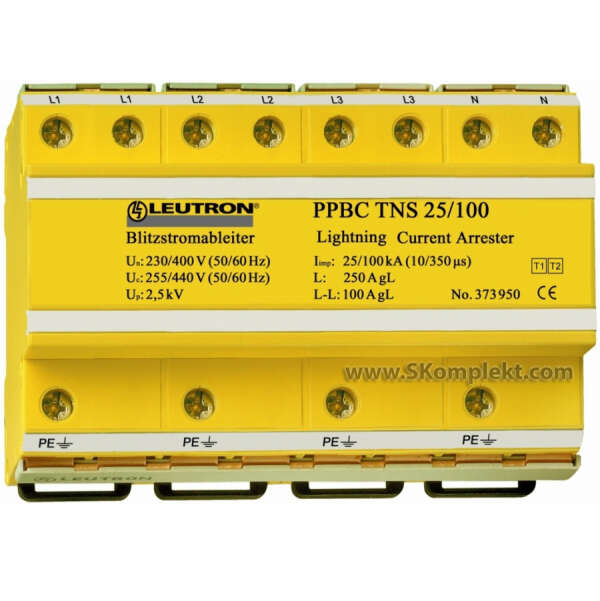 LEUTRON LE-373-950 Ограничитель перенапряжений (УЗИП) PP BC TNS 25/100
