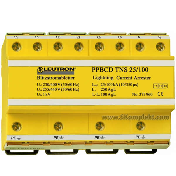 LEUTRON LE-373-962 Ограничитель перенапряжений (УЗИП) PP BCD TNS 25/100/FM