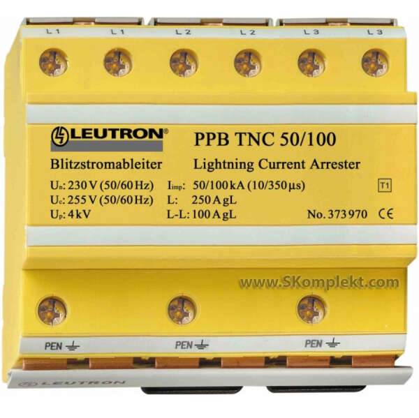 LEUTRON LE-374-110 Ограничитель перенапряжений (УЗИП) PP B TNC 50/100-350