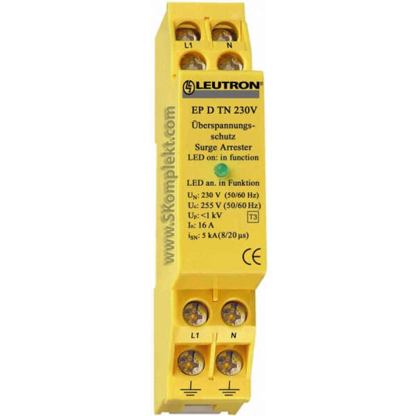 LEUTRON LE-380-554 Ограничитель перенапряжений (УЗИП) EP D TN 48V/16A/FM