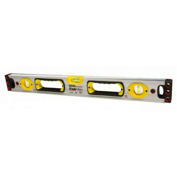 Stanley 1-43-525 - УРОВЕНЬ "FATMAX" МАГНИТНЫЙ 600ММ Х 3 КАПСУЛЫ 0,5ММ/М