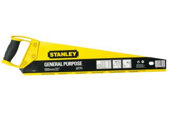 Stanley 1-20-093 - НОЖОВКА ПО ДЕРЕВУ “STANLEY GENERAL PURPOSE” С ЗАКАЛЕННЫМ ЗУБОМ 11 Х 450ММ