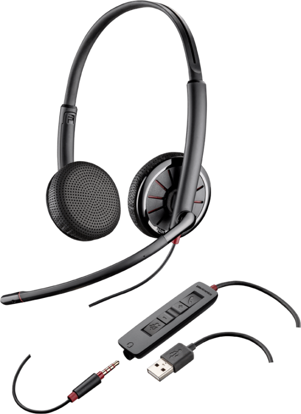Plantronics BlackWire C325.1 - гарнитура USB/jack 3.5