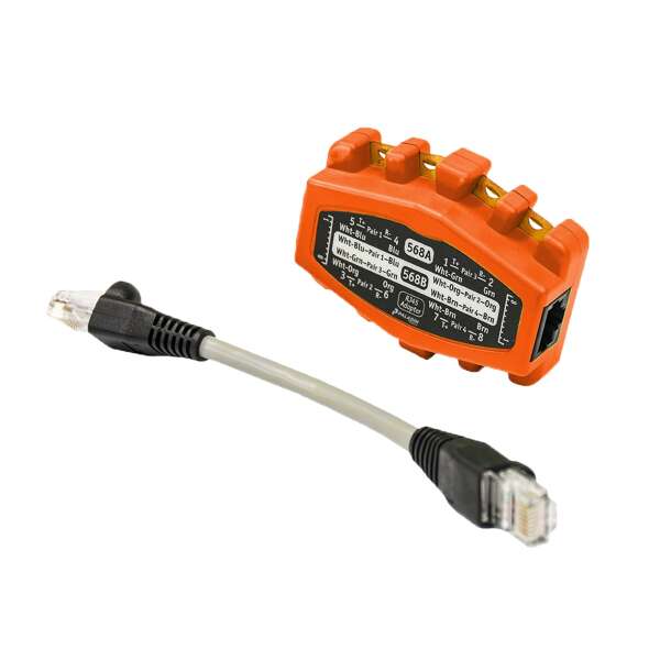 Paladin Tools PA1902 - модульный адаптер RJ45 с клеммной колодкой на 8 контактов