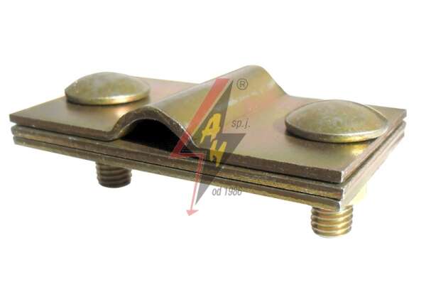 AH Hardt AH-03071 - Контрольное (пробное) соединение, 2xM8x20, три пластины, B do 40 mm, проволока Ø 5-12 mm, серия Gold