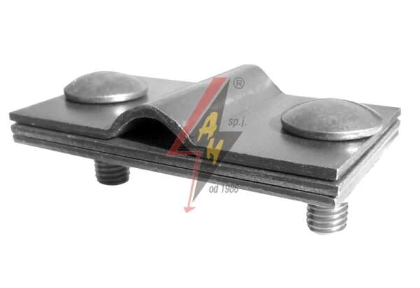 AH Hardt AH-03073 - Контрольное (пробное) соединение, 2xM8x20, три пластины, B do 40 mm, проволока Ø 5-12 mm, сталь нерж.