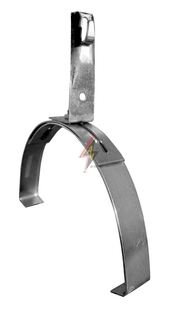 AH Hardt AH-0432S - Коньковый держатель, H=8 cm, проволока Ø 5-8 mm, шир. 26-32 cm, выс. 10-16 cm, серия Silver
