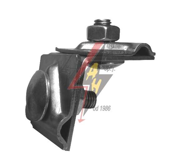 AH Hardt AH-0810S - Держатель на металлический лист , H=4 cm, проволока Ø 5-10 mm, серия Silver