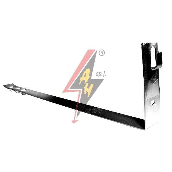 AH Hardt AH-0920S - Держатель для черепицы, L=43 cm, H=10 cm, проволока Ø 6-8 mm, серия Silver
