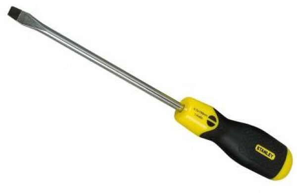 Stanley 0-64-919 - Отвертка Cushion Grip (шлиц прямой расширяющийся 6,5x150мм)