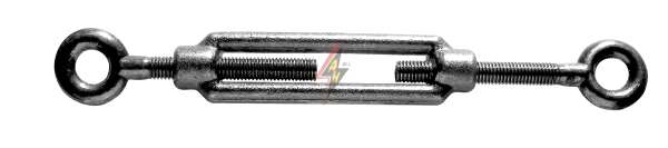 AH Hardt AH-1802S - Держатель натяжной римский, M12x125, проволока Ø 5-10 mm, серия Silver