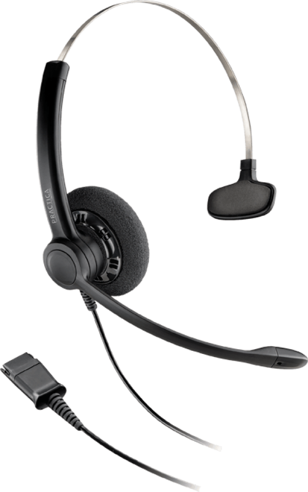 Plantronics SP11-QD/SP-A - проводная гарнитура Practica в комплекте с шнуром-переходником для Avaya
