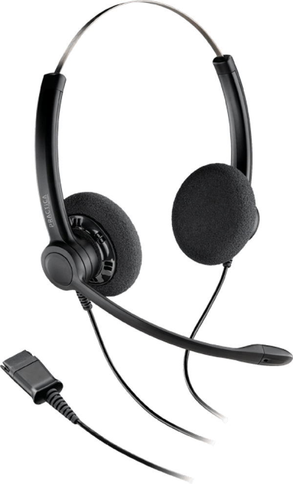 Plantronics SP12-QD/SP-A - проводная гарнитура Practica в комплекте с шнуром-переходником для Avaya