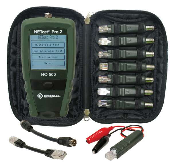 Greenlee NC510-KIT - кабельный тестер NetCat Pro v2 с комплектом удаленных идентификаторов