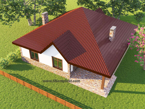ZANDZ ZZ-200-004 Комплект молниезащиты для частного дома со сложной крышей с наличием не менее двух труб
