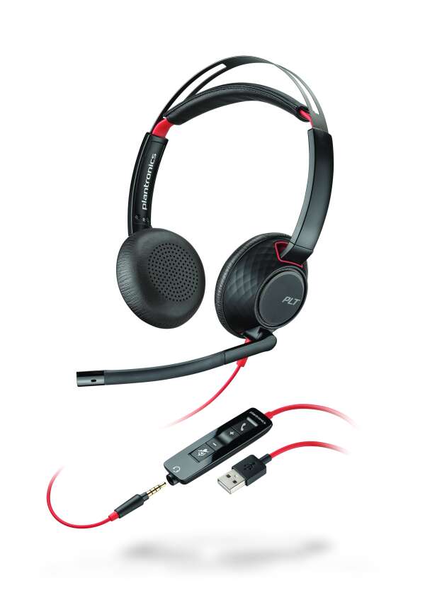 Plantronics BlackWire C5220-A - проводная гарнитура (jack 3.5/USB-A)