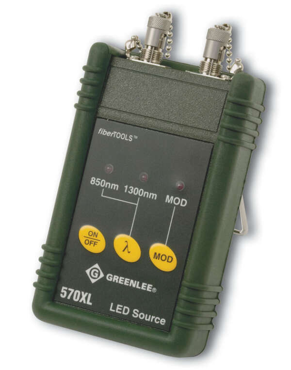 Greenlee 570XL-SC - источник излучения (850/1300 нм) c фиксированным SC адаптером