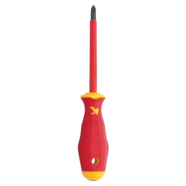KLAUKE KL110PH3IS - диэлектрическая отвертка до 1000В (шлиц "Philips", #3Х150 мм)