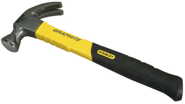 Stanley 1-51-505 - Молоток GRAPHITE с загнутым гвоздодером, 450 гр