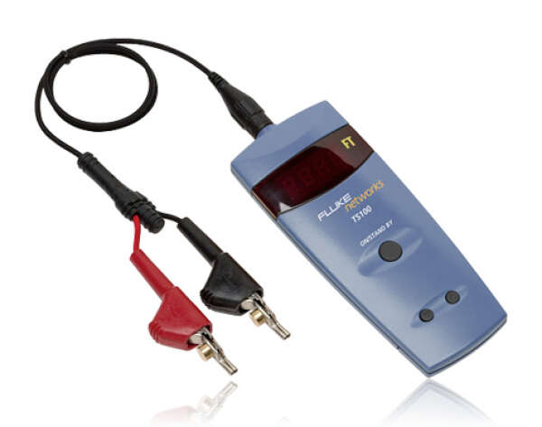 Fluke Networks TS100 - прибор для измерения метрической длины кабеля